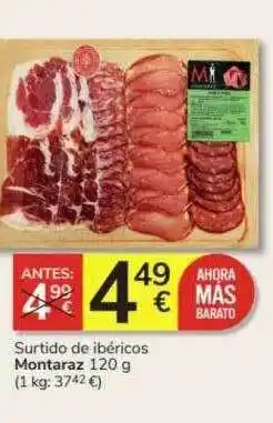 Consum Surtido de ibéricos montaraz oferta