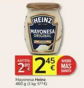 Consum Mayonesa heinz oferta