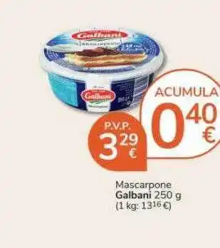 Consum Mascarpone galbani oferta