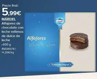 Costco Márdel alfajores de chocolate con leche rellenos de dulce de leche oferta