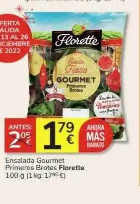 Consum Ensalada gourmet primeros brotes florette oferta