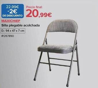 Costco Maxichief silla plegable acolchada oferta