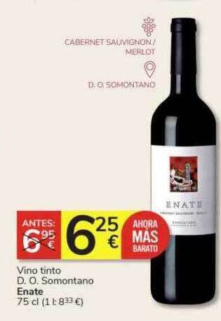 Consum Vino tinto d.o. somontano enate oferta