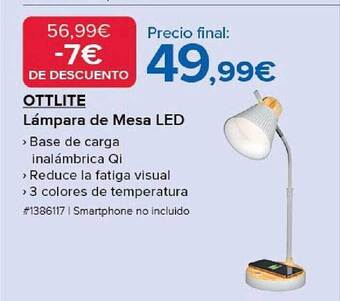 Costco Ottlite lámpara de mesa led oferta
