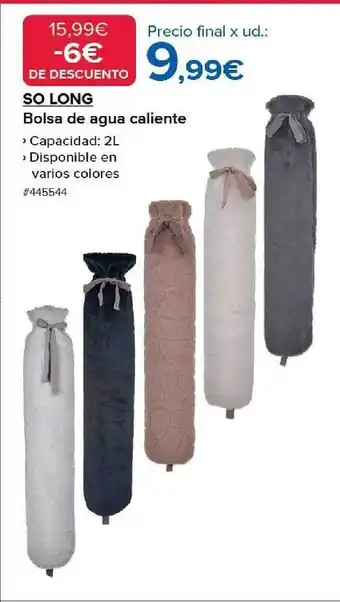 Costco So long bolsa de agua caliente oferta
