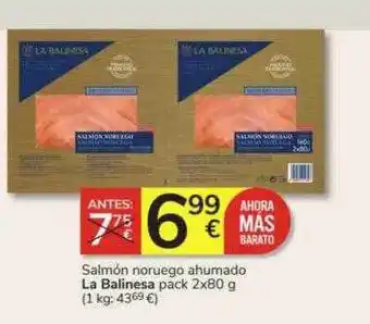 Consum Salmón noruego ahumado la balinesa oferta