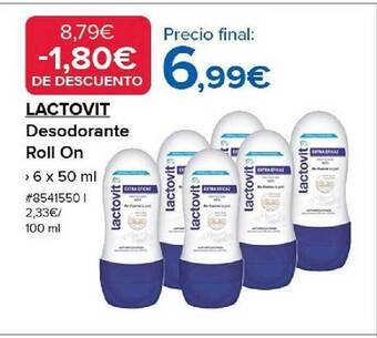 Costco Lactovit desodorante roll on oferta