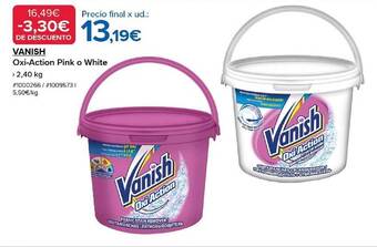 Costco Vanish oxi-action pink o white oferta