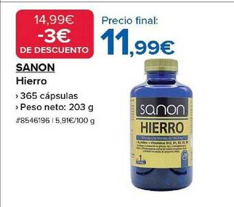 Costco Sanon hierro oferta