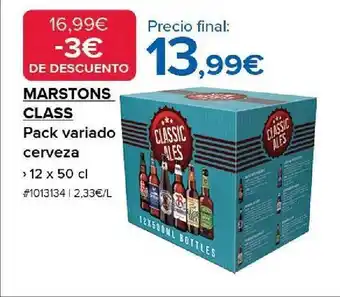 Costco Marstons class pack variado cerveza oferta