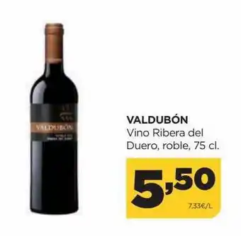 Alimerka Valdubón vino ribera del duero roble oferta
