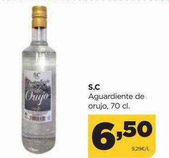 Alimerka S.c aguardiente de orujo oferta