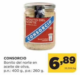 Alimerka Consorcio bonito del norte en aceite de oliva oferta