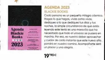 Fnac Agenda 2023 blackie books oferta