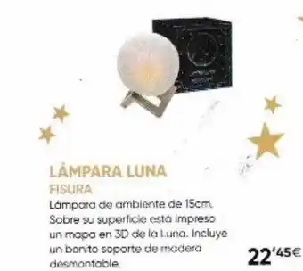 Fnac Lámpara luna fisura oferta