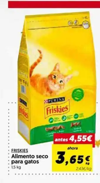 Hiper Usera Friskies alimento seco para gatos oferta