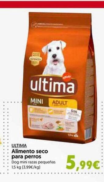 Hiper Usera Ultima alimento seco para perros oferta