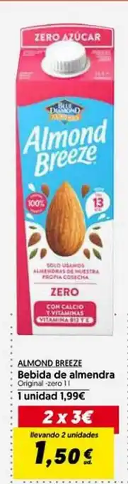 Hiper Usera Almond breeze bebida de almendra oferta