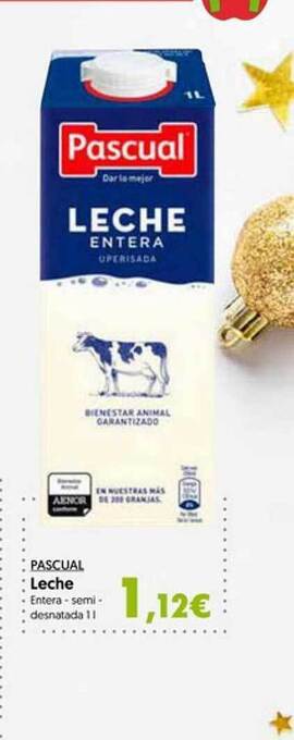 Hiper Usera Pascual leche oferta