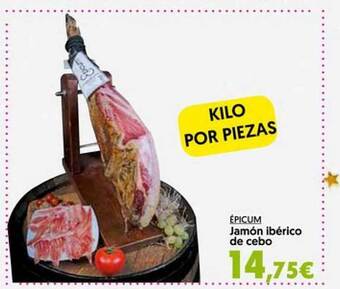 Hiper Usera Épicum jamón ibérico de cebo oferta