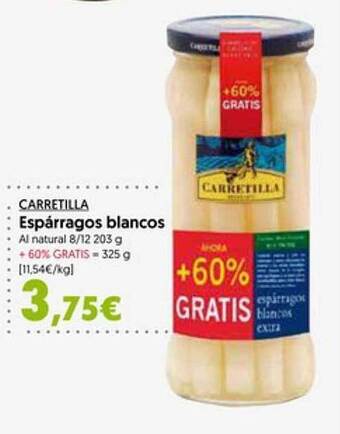 Hiper Usera Carretilla espárragos blancos oferta