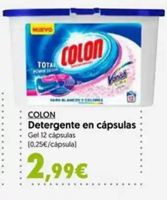 Hiper Usera Colon detergente en cápsulas oferta