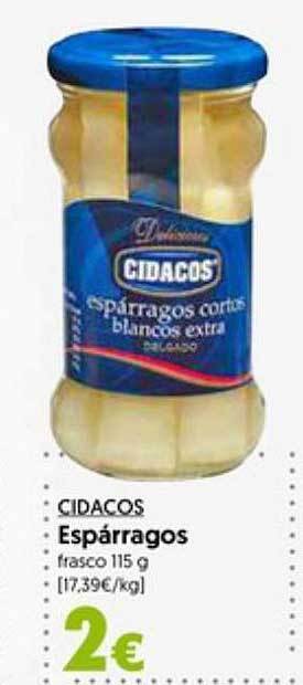 Hiper Usera Cidacos espárragos oferta