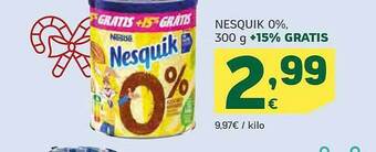 HiperDino Nesquik 0% oferta