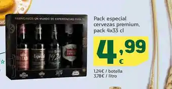 HiperDino Pack especial cervezas premium oferta
