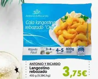 Hiper Usera Antonio y ricardo langostino rebozado oferta