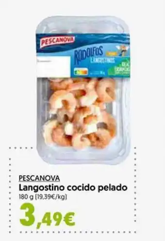 Hiper Usera Pescanova langostino cocido pelado oferta