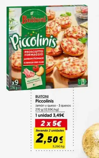 Hiper Usera Buitoni piccollinis oferta