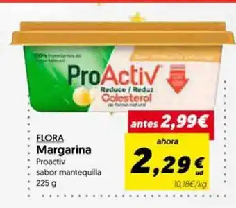 Hiper Usera Flora margarina proactiv sabor mantequilla oferta