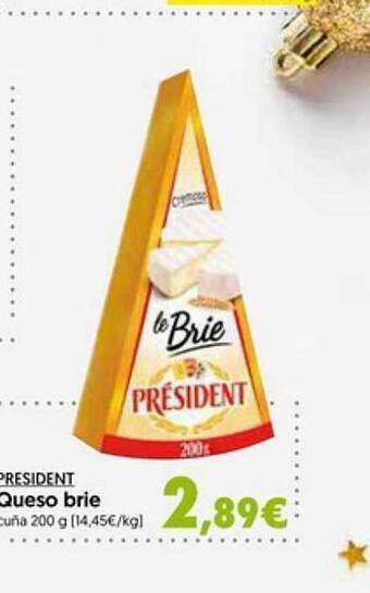 Hiper Usera President queso brie oferta