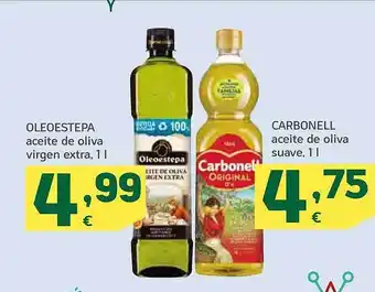 HiperDino Oleoestepa aceite de oliva virgen extra carbonell aceite de oliva suave oferta
