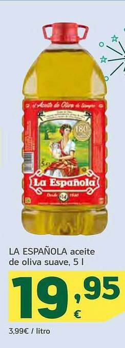 HiperDino La española aceite de oliva suave oferta