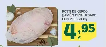 HiperDino Rotti de cerdo (jamón deshuesado con piel) oferta