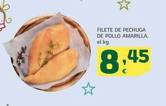 HiperDino Filete de pechuga de pollo amarilla oferta