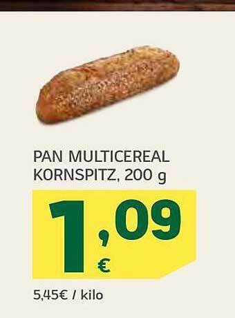 HiperDino Pan multicereal kornspitz oferta