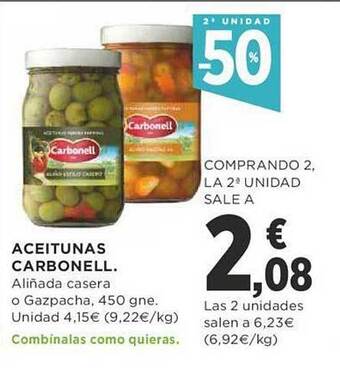 Supercor Aceitunas carbonell oferta