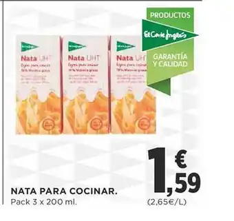 Supercor Nata para cocinar oferta