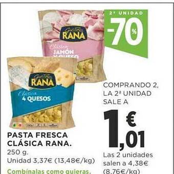 Supercor Pasta fresca clásica rana oferta