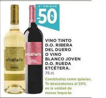 Supercor Vino tinto d.o. ribera del duero o vino blanco joven rueda etcétera oferta