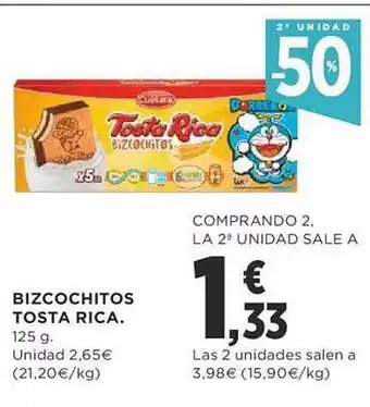 Supercor Bizcochitos tosta rica oferta