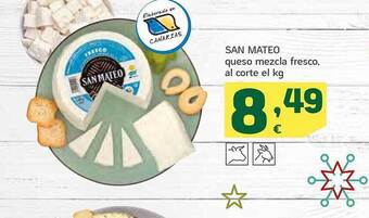 HiperDino San mateo queso mezcla fresco oferta