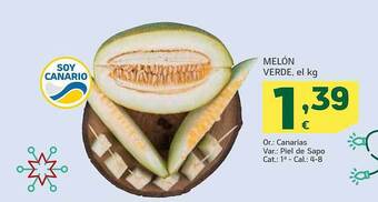 HiperDino Melón verde oferta