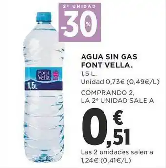 Supercor Exprés 2a unidad -30% agua sin gas font ella oferta