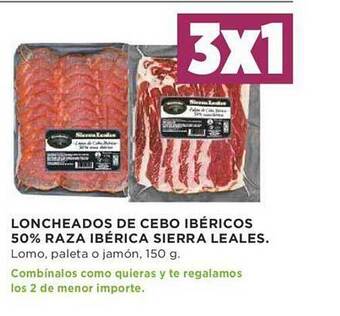 Supercor Loncheados de cebo ibéricos 50% raza ibérica sierra leales oferta