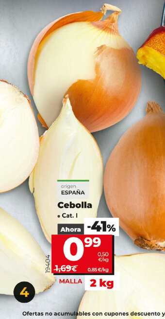 Dia Cebolla 2kg oferta
