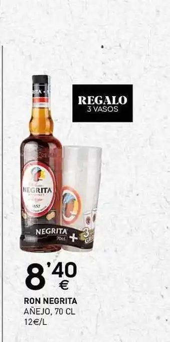 BM Supermercados Ron negrita añejo oferta